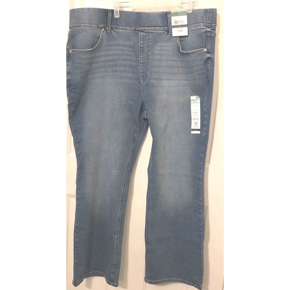 Terra & Sky Women's Plus 2X (20w-22w) Pull-On Bootcut Jeggings in Sloan NWT